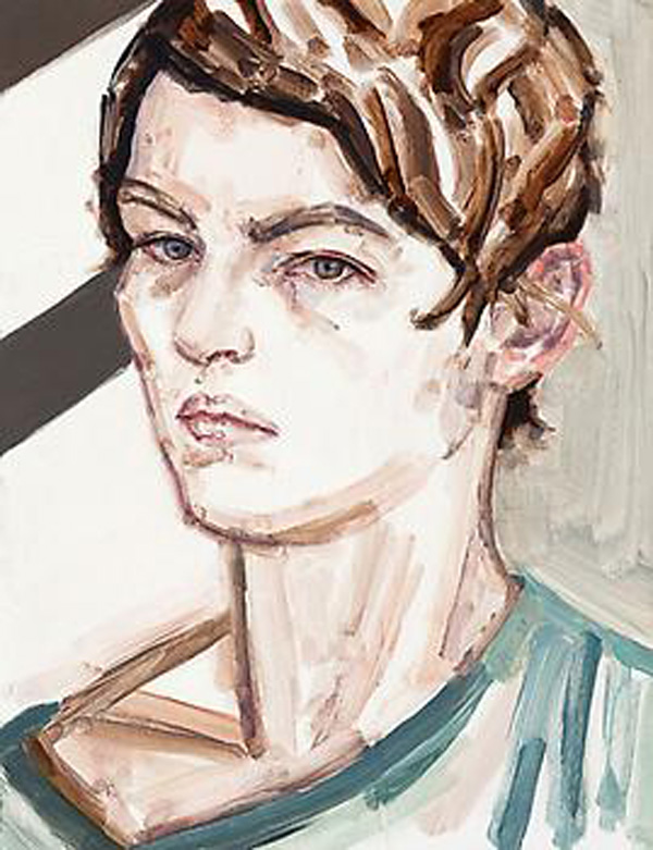 Elizabeth Peyton (Self Portrait), Berlín, 2011” (2011, óleo sobre